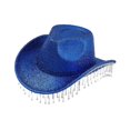 thumbnail image 2 of Segolike Cowboy Hat for Women Cowgirl Hat for Concerts Themed Party Wedding Birthday Gift Blue, 2 of 8