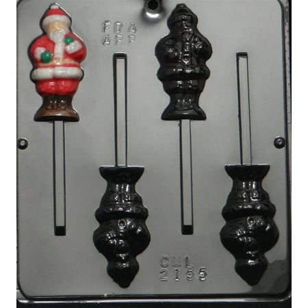 

2155 Santa Pop Lollipop Chocolate Candy Mold