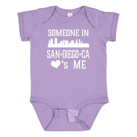 

Inktastic San Diego Someone Loves Me Skyline Gift Baby Boy or Baby Girl Bodysuit