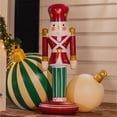 thumbnail image 3 of Funboy Classic 3.5-Foot Inflatable Nutcracker – Indoor/Outdoor Christmas Decoration, 3 of 11