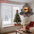 thumbnail image 3 of Metal Hanging Christmas Tree-Shaped Wind Decorations - Elegant Sleigh & Reindeer Design for Yard & Garden Spinners Perfect Holiday Decor, 3 of 7
