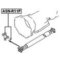 thumbnail image 2 of Febest CROSS SHAFT JOINT, DRIVE SHAFT 27X76 # ASN-R51F OEM 37125-2X801, 2 of 2