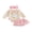 Khaki, variant on Cjfdfy newborn Baby Girl Fall Outfit Cute Long Sleeve Goose Embroidery Romper With Skort, Headband 3Pcs Set Cute Goose Long Sleeve Doll Collar Romper Baby Outfit, Birthday Gift, 0-18 Months