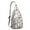 Grey-1, variant on Mushroom Sling Backpack – Fairycore Cottagecore Crossbody Bag with Vintage Fungi Print, Psychedelic Boho Daypack for Witchy Aesthetic, Hiking, and Everyday Magic