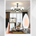 thumbnail image 7 of 6Pack C35 Frosted B11 E12 LED Candelabra Bulbs, 4W Equal 40 watt Edison Light Bulbs,Warm White 2700K Candle Bulb for Chandeliers,Ceiling Fan,Pendant,Wall sconces Light Bulb Milky Glass., 7 of 7