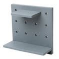thumbnail image 2 of AMERTEER Self-Adhesive Wall Mounted Household Storage Board Organizer Shelf Support Rack, 2 of 10