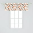 thumbnail image 2 of Ambesonne Cartoon Window Valance, Flowers and Stripes Clouds, 54" X 18", Multicolor, 2 of 3