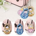 thumbnail image 4 of Jewelry Gifts Cartoon Doll Shape  Keychain,  Painting Keychain, For Student Children, 4 of 8
