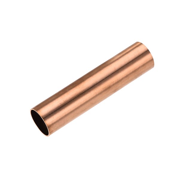 Copper Round Tube 24mm OD 1mm Wall Thickness 100mm Length Straight