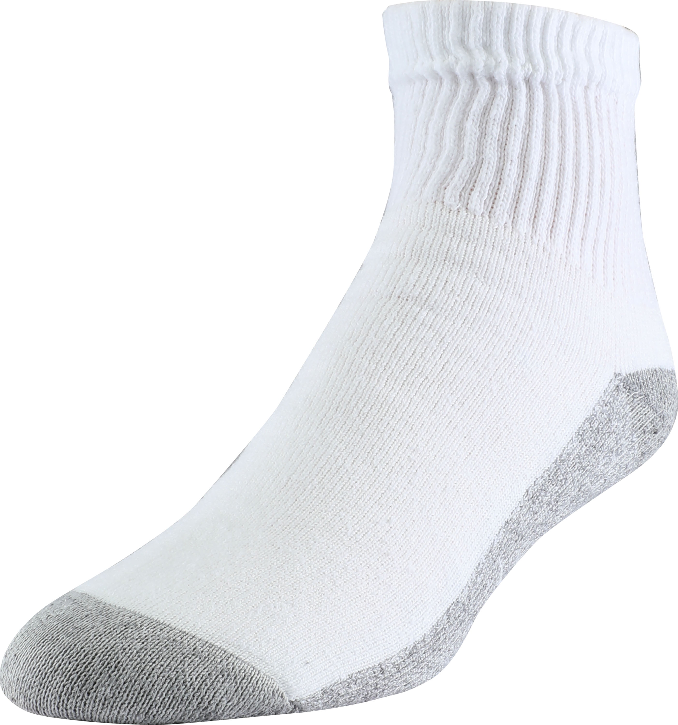 Men's Heavyweight Cushion-Sole White Ankle Socks, 10-pack - Walmart.com
