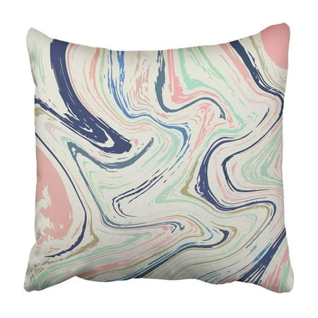 Marble Acrylic Award (ARTJIA Marble Marbling Design Abstract Flow Liquid Paint Watercolor Acrylic Aquatic Pillowcase 16x16)
