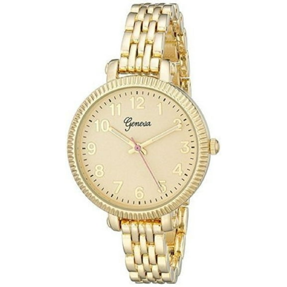Geneva Women's 2439A-GEN Analog Display Analog Quartz Gold Watch