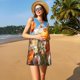 thumbnail image 3 of Balery Vibrant Field Of Blossoms Vestidos de verano para mujer con estampado: vestido holgado sin mangas, vestido playero informal y cómodo para días calurosos., 3 of 7