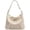 White, variant on CoCopeaunts Women Studded Tote Handbags Punk Shoulder Top-Handle Bag PU Leather Shoulder Bag Handbag Chain Satchel Tote