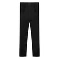 thumbnail image 2 of iiniim Girls Active Leggings Athletic Pants Workout Running Yoga Sports Dancewear Footless Tights Age 3-14 A Black 9-10, 2 of 7