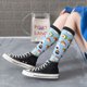 thumbnail image 5 of Fotbe Kawaii Sushi Calcetas Divertidas Estampadas para Hombre y Mujer, Calcetas de Algodón hasta la Rodilla para Caminar, Correr, Enfermería y Embarazo, 5 of 6