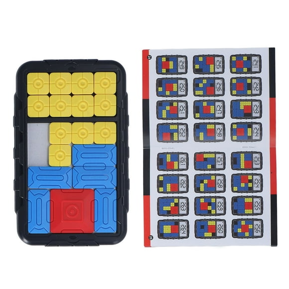 Kids Sliding Puzzle Board Develop Logical Thinking Challenges Handheld Puzzles Toy for Children