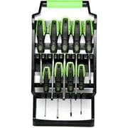 TOOLZILLA 9 Piece Magnetic Screwdriver Set with Flathead Screwdrivers - Essential Tools for DIY Enthusiasts
