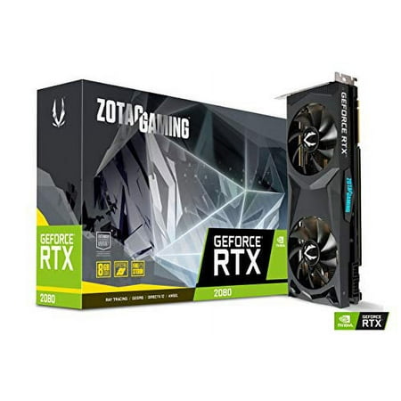 Zotac GeForce RTX 2080 Graphic Card - 1.71 GHz Boost Clock - 8 GB GDDR6 - Dual Slot Space Required (225680)