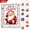 1 Pack Santa Claus, variant on Christmas Gift Card Book 4 Pack, Spiral Bound Gift Card Booklet for Adults Teens Kids, Holiday Gift Card Holder for Christmas Giving