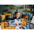 thumbnail image 6 of Monster Truck Birthday Wrapping Paper for Boys Kids - 6 Large Sheets Racing Wrapping Paper, 39.4 x 27.6 Per Sheet (Monster Truck Birthday), 6 of 12