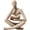 Beige, variant on Homaryx Bookshelf Decor Thinker Statue - Abstract Art Reading Thinker Sculpture Figurine Aesthetic, Modern Home Decoration for Living Room Office Shelves Coffee Table Desk Decor(Beige)