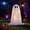 A, variant on Halloween Decorations Indoor Outdoor, 19" 2-Pack Light Up Spooky Ghost Halloween Tabletop Decor, Indoor Cute Party Ghosts Decorations for Table Home Room Fireplace Kitchen Porch Yard