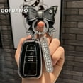 thumbnail image 5 of Fashion TPU Car Key Case Full Cover Shell For Toyota Corolla Camry RAV4 Prius CHR C-HR Land Cruiser Prado Bowknot Keychain, 5 of 12