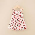 thumbnail image 2 of Odeerbi Summer Toddler Baby Girls Sleeveless Sling Dress Graphic Print Children's Clothing, 2 of 3