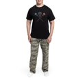 thumbnail image 5 of CafePress - Skull And Lacrosse Sticks Men's Dark Pajamas - Men's Dark Loose Fit Cotton Pajama Set, 5 of 7