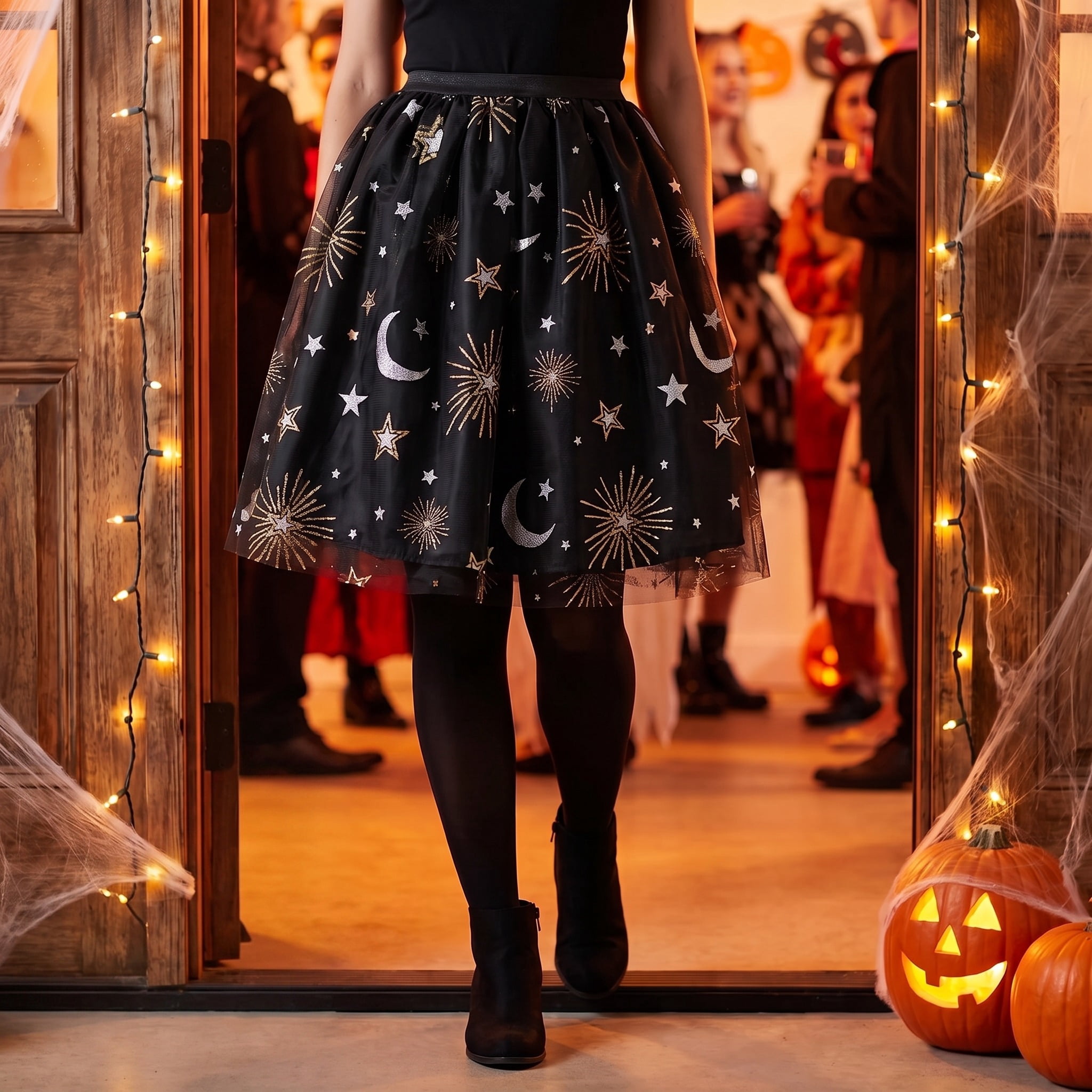 Celestial Tutu Costume Accessory for Adults, Multicolor, L/XL, Halloween by Way To Celebrate