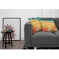 thumbnail image 3 of Ambesonne Beach Throw Pillow Cover 2 Pack, Seashell on Shore Cartoon, 18", Sand Brown Orange Teal, 3 of 7