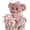 Pink, variant on GROFRY Hooded Scarf Plush Fluffy Windproof Ear Neck Protector Keep Warm One-piece Cartoon Bear Women Autumn Winter Gloves Scarf Hat Combo for Outdoor
