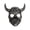 Bronze, variant on Horror Horned Demon Skull Mask,Realistic Skeleton Head Mask,Scary Demon Headgear Costume for Halloween Christmas Party