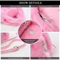 thumbnail image 5 of Women's Winter Mini Faux Fur Wallet Y2K Faux Fur Shoulder Bag Faux Fur Handbag Faux Fur Bag, 5 of 7