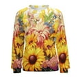 thumbnail image 7 of Sunflower Womens Oversized Sweatshirts Hoodies Crewneck Casual Tops Comfy FallWinter Clothes 2024, 7 of 7