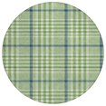 thumbnail image 2 of Addison Rugs Chantille Indoor/Outdoor Transitional Geometric, Abstract Green Washable Round Rug, 8' x 8', 2 of 6