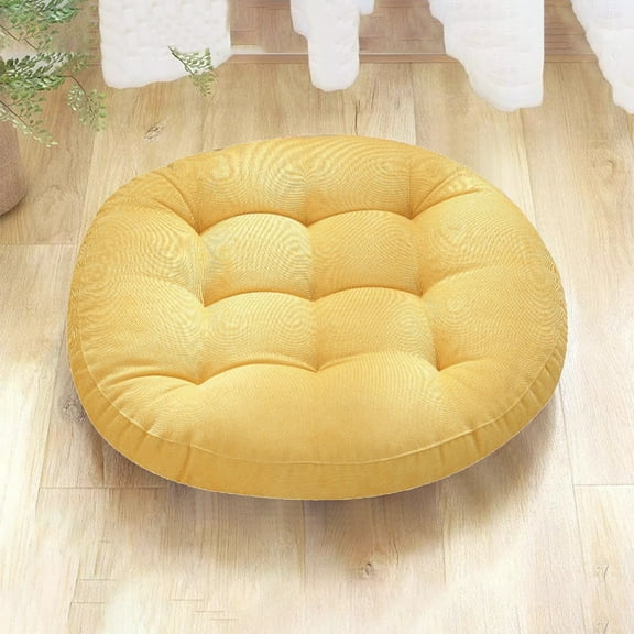 LACKUST Seat Cushion Clearance,Thick Kitchen Patio Dining Chair Cushions,Chair Cushions for Dining Chairs,Yellow