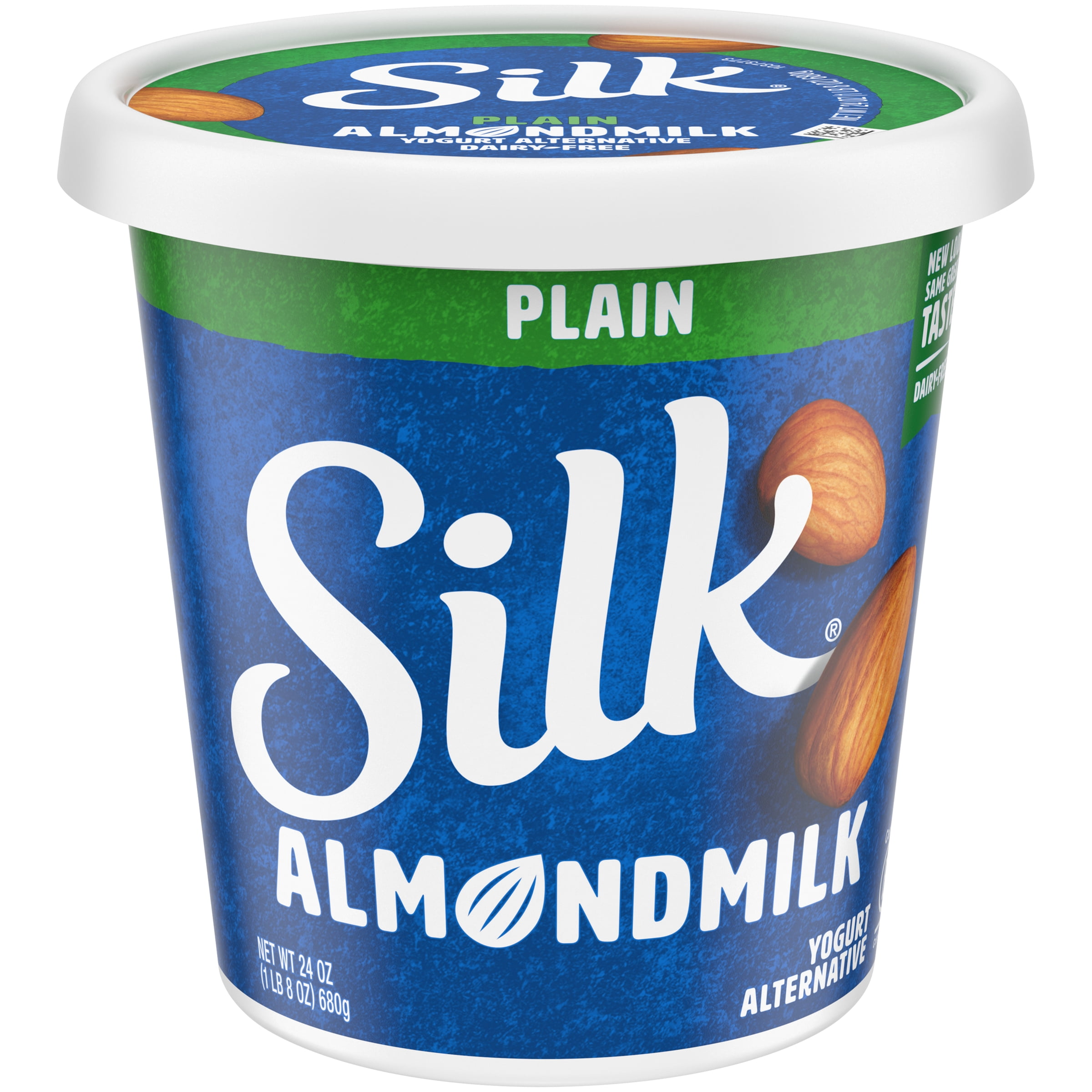 Silk Plain Almondmilk Yogurt Alternative, 24 Oz.