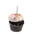 thumbnail image 4 of Oasis Supply Candy Stripe Birthday Candles, 2.5-Inch, White, 4 of 4