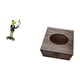 thumbnail image 5 of Escultura De Camarero De Rana Con Soporte De Madera Para Caja De Pañuelos, Organizador Creativo De Figuras De Animales Para Mesa, Chimenea, Baño, Decoración Del Hogar, Regalo, 5 of 8