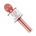 thumbnail image 2 of Langgg Microphone Sans Fil Bluetooth-compatible Haut-Parleur Portatif Maison Lecteur KTV Surround Batterie Réglable Micro Coloré Diffusion en Direct Rose Doré, 2 of 9
