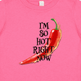thumbnail image 4 of Inktastic I'm so hot right now Chili Pepper on Fire Boys or Girls Baby T-Shirt, 4 of 5