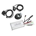 thumbnail image 3 of Controlador sin escobillas para bicicleta eléctrica de 36 V, 48 V, 22 A, pantalla LCD4, kit de acelerador de pulgar de 130 aumentos para motor de 500 W., 3 of 14
