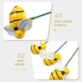 thumbnail image 4 of DEEPCRAFF 10Pcs Durable Metal and Plastic Yellow Stakes for Outdoor Yard and Patio Use, 4 of 8