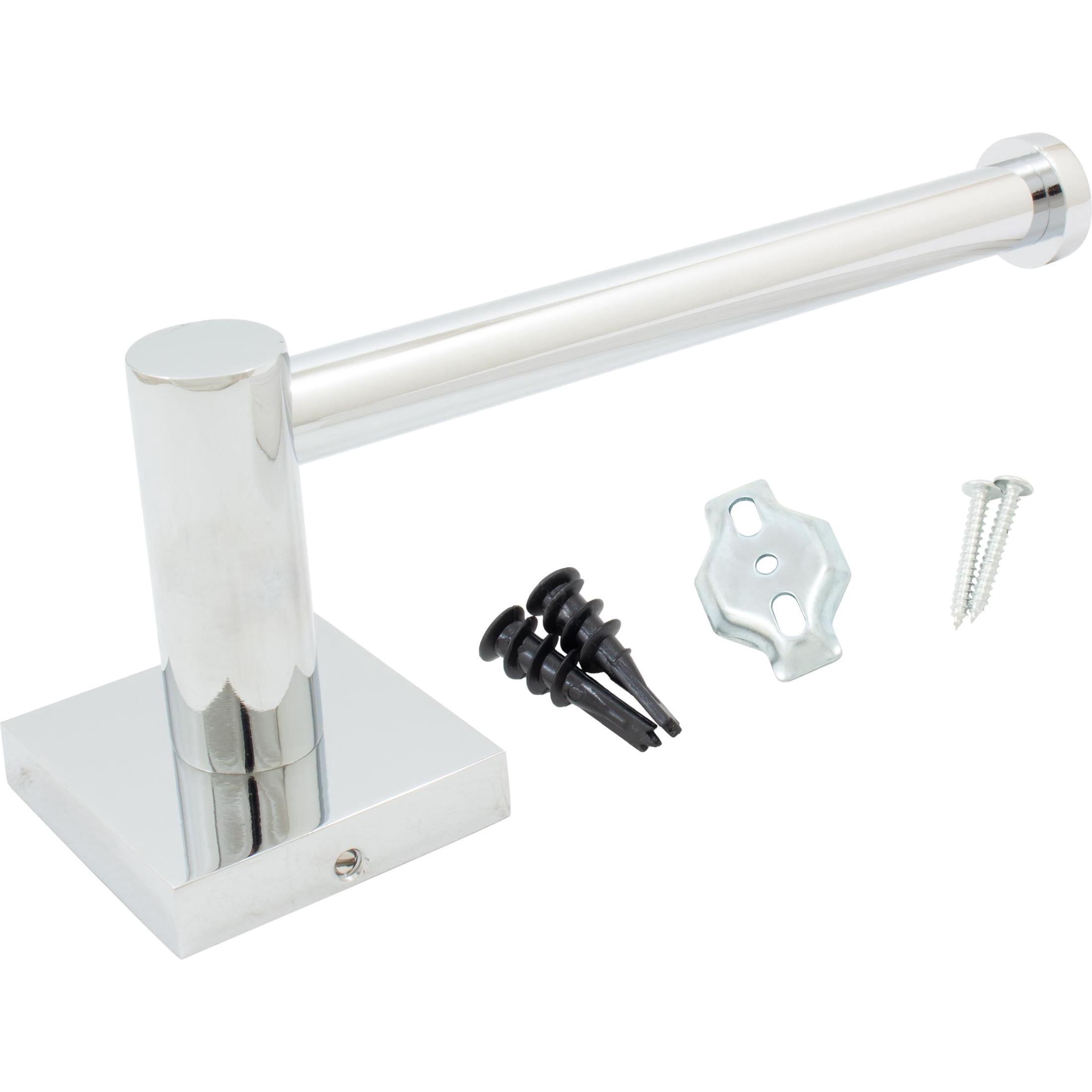 Stone Harbor Hardware Vienna Post Toilet Paper Holder, Polished Chrome