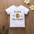 thumbnail image 6 of URMAGIC 2-Pack Toddler Baby Girls Short Sleeve T-shirt Big Sister Printed Tee, 6 of 11