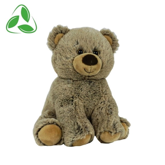 BEARegards Recordable 8" Brown Grizzly Talking Teddy Bear with 20 Second Digital Recorder