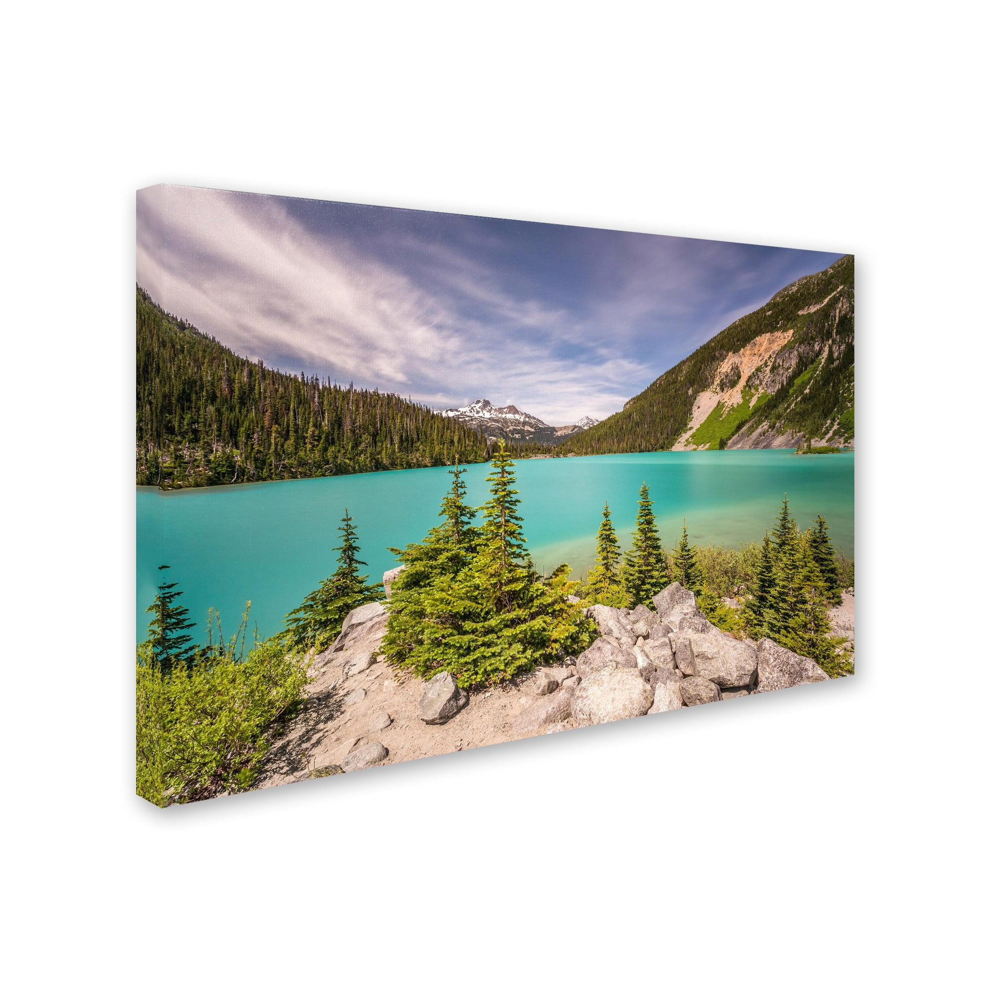Trademark Fine Art 'Upper Joffre Lake' Canvas Art by Pierre Leclerc