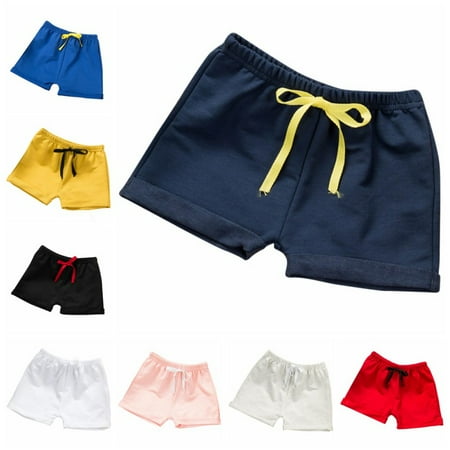 

Maraso Infant Baby Girls Boys Summer Solid Color Cotton Shorts Pants